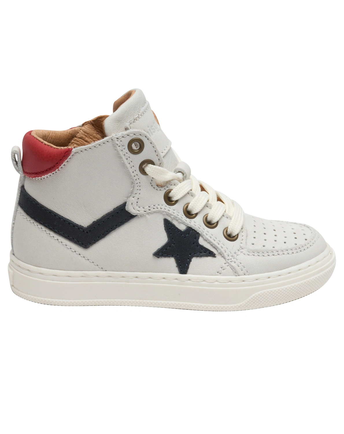 Schnür-Sneaker ISAK hoch in white
