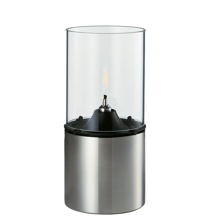 Stelton - Öllampe 1005 mit Glasschirm, klar
