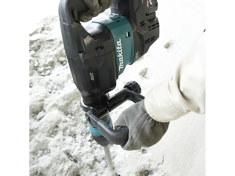Makita XGT HM001GM201 - Roterende hammer - ledningfri - SDS-max - 9.4 Joule - 2 batterier - 40 V