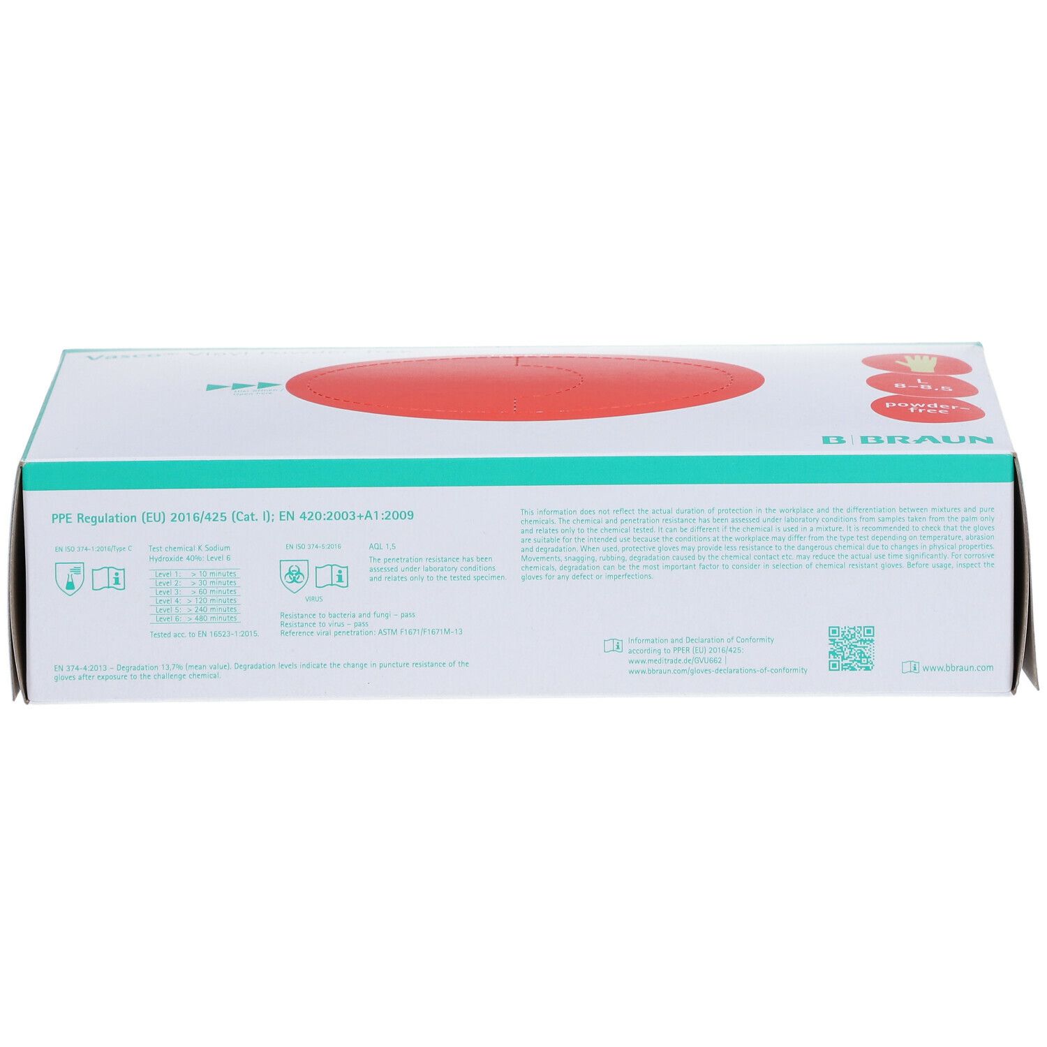 Vasco® Vinyl Handschuhe Gr. L unsteril