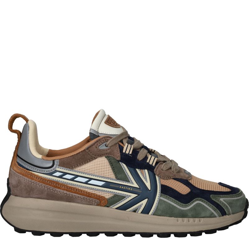 Kaotiko Vancouver Tech Sneakers Groen Heren