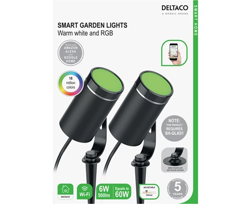 Deltaco Smart garden lights