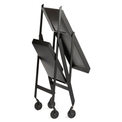 Arbeits- und Serviertisch Plico, rollbar