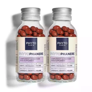 Phytophanère - Complément alimentaire capsules cheveux & ongles – 2x120 Capsules