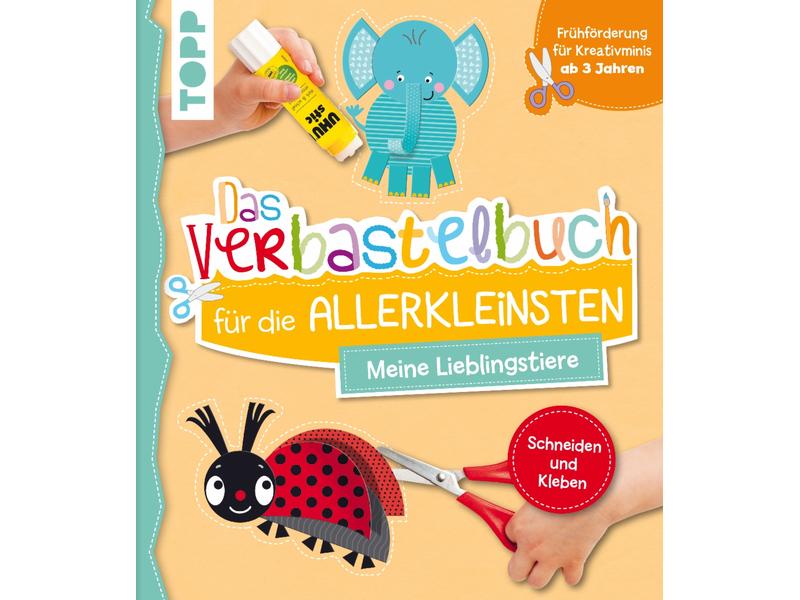 Frechverlag Bastelbuch Meine Lieblingstiere 32 Seiten Bastelbuch für die Frühförderung