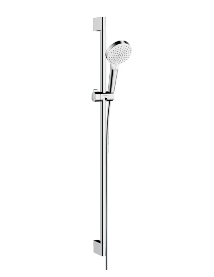 Hansgrohe Crometta doucheset waterbesparend met 2 standen handdouche en glijstang 90cm chroom