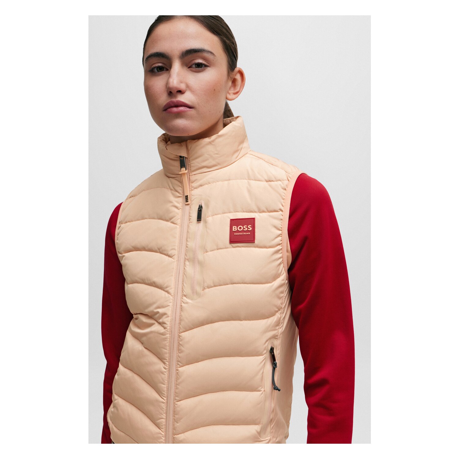 BOSS EQUESTRIAN Steppweste Lynn  - peach nougat