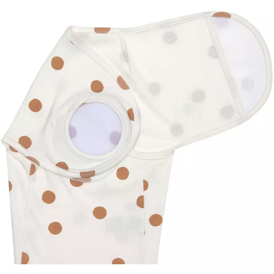 LÄSSIG Pucksack Big Dots weiß