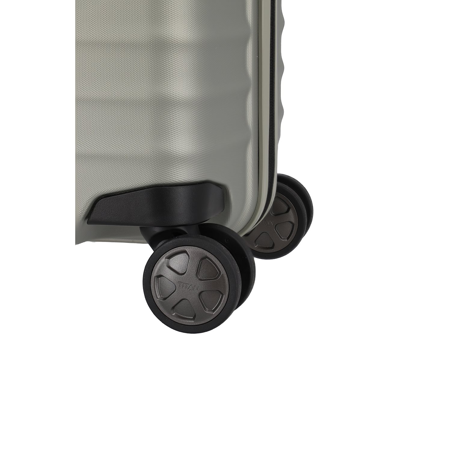 TITAN Litron 4 Wheel Trolley S champagne