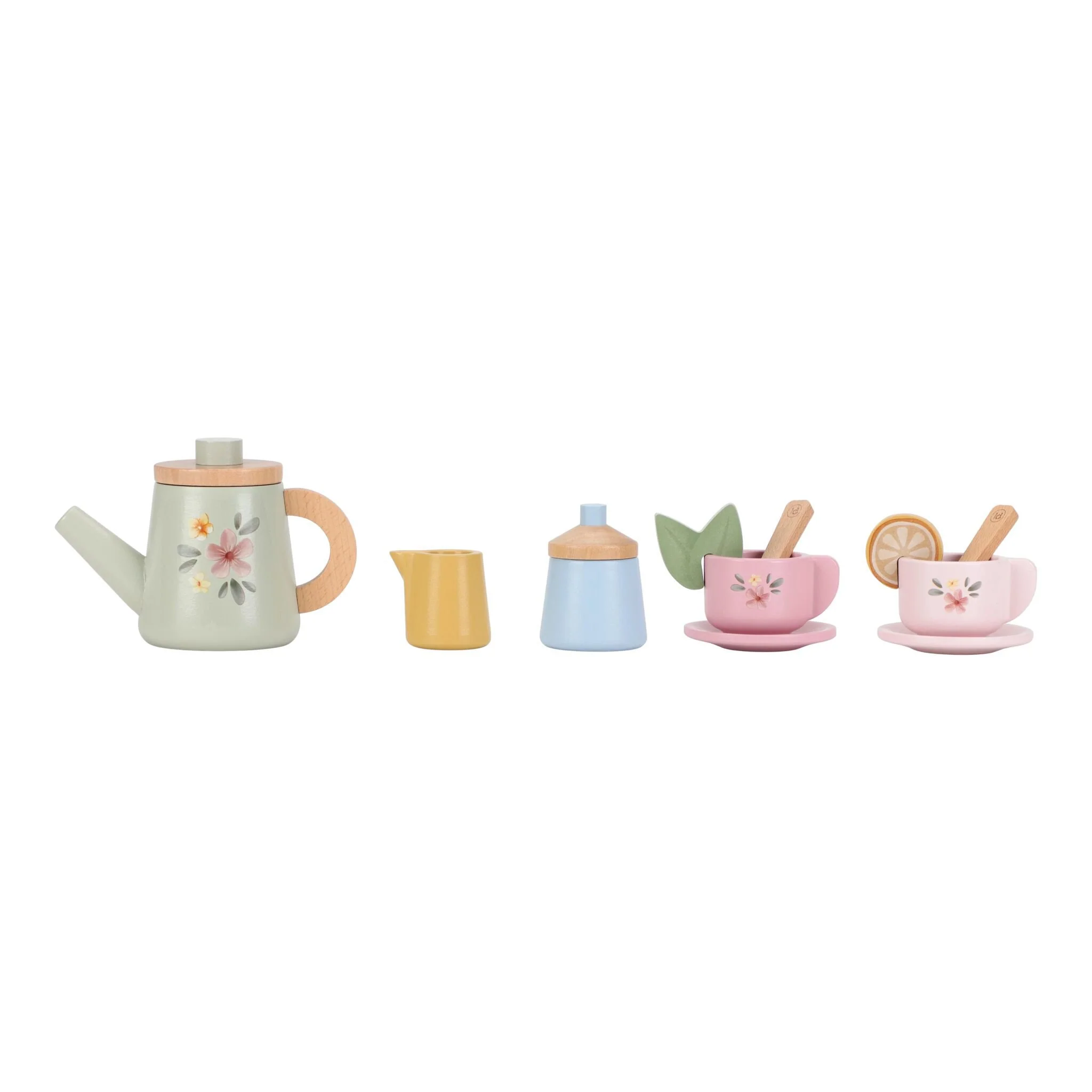 Houten theeservies - Meerkleurig - Essentials kopen? | Little Dutch