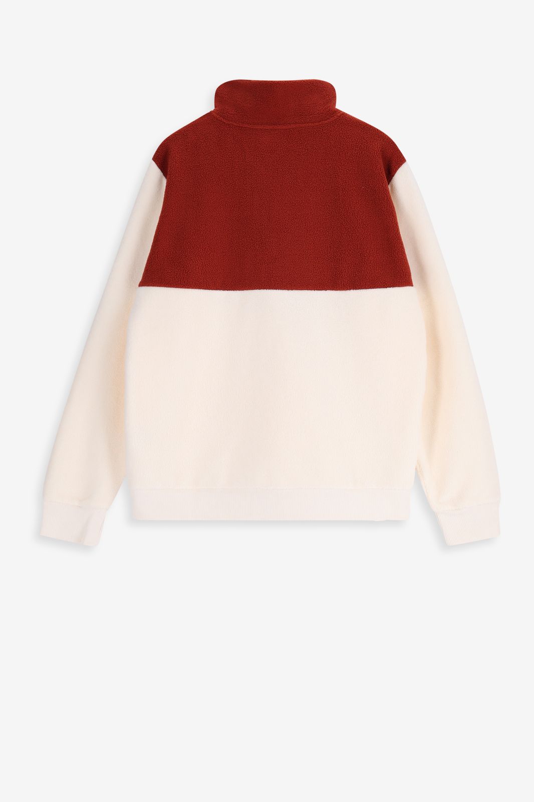 Off white colourblock sweater