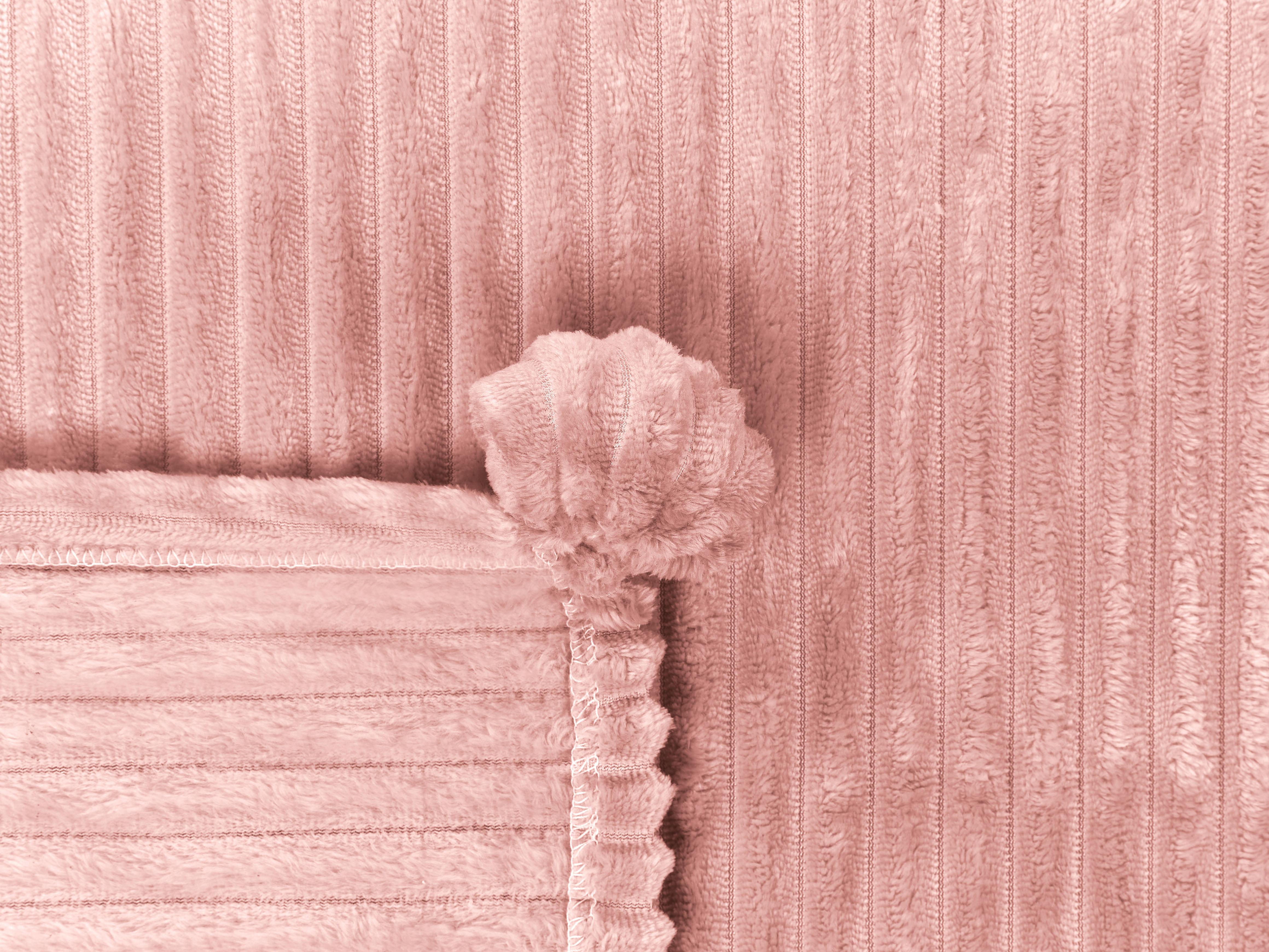 Plaid KAWERI 150 x 200 cm Roze