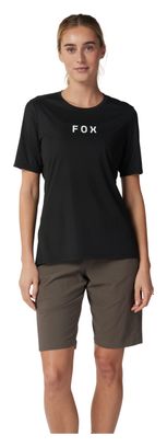 Maillot Manches Courtes Fox Ranger Taunt Femme Noir