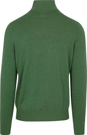 Steppin' Out Half-Zip Trui Cotton Cashmere Groen PU-HZ-COCASH-STEPP-WOODLANDGREEN kopen