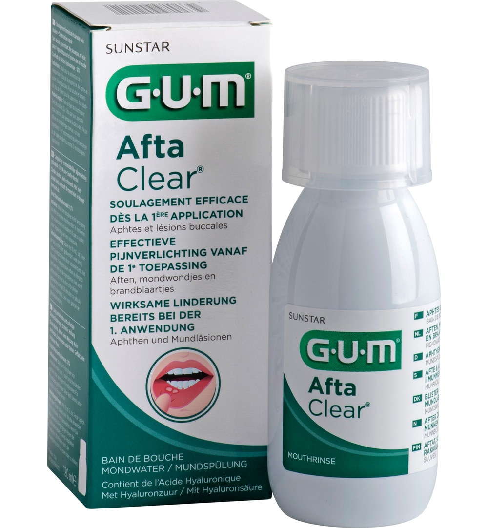 Gum Aftaclear mondwater (120 ml)