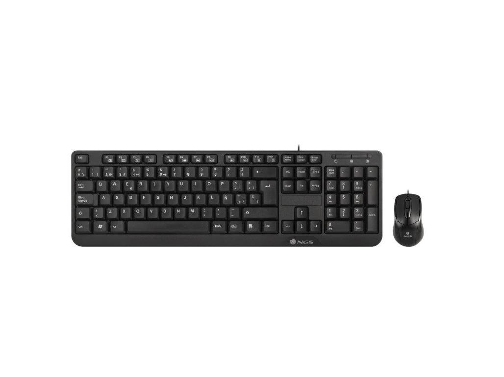 TECLADO   RATO C/ FIOS NGS COCOA KIT