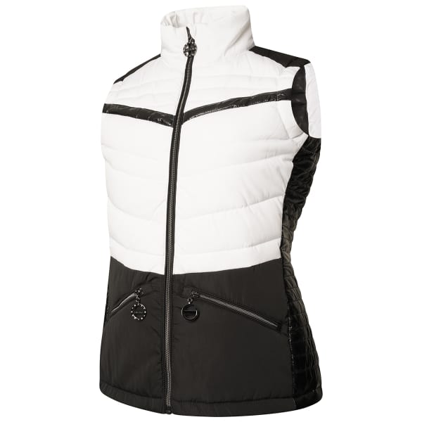 Doudoune ski DARE 2B BURNISH II GILET WHITE/BLACK