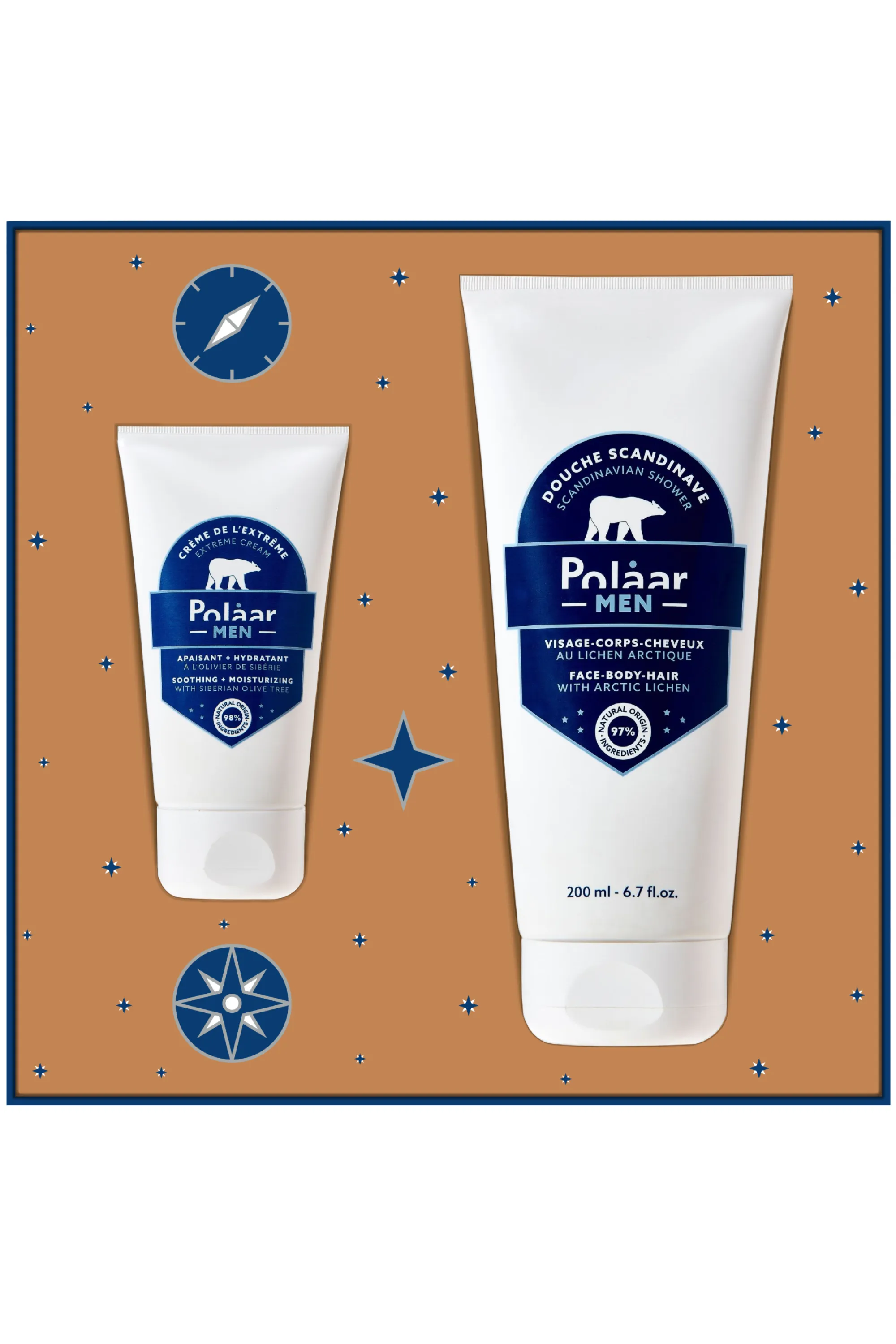 Polaar Coffret crème Polaar Men + gel douche OFFERT