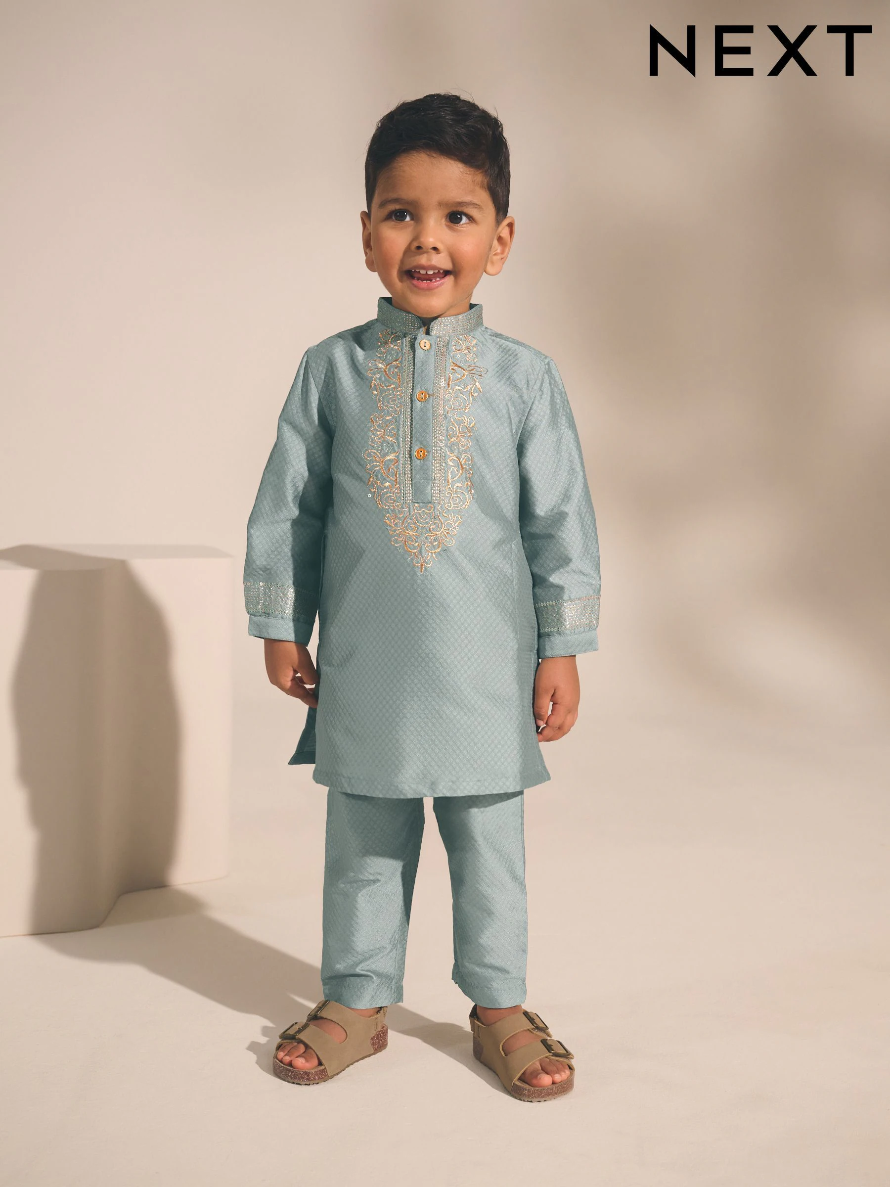 Turqouise blauw - Eid Koerta (3mnd -16jr)
