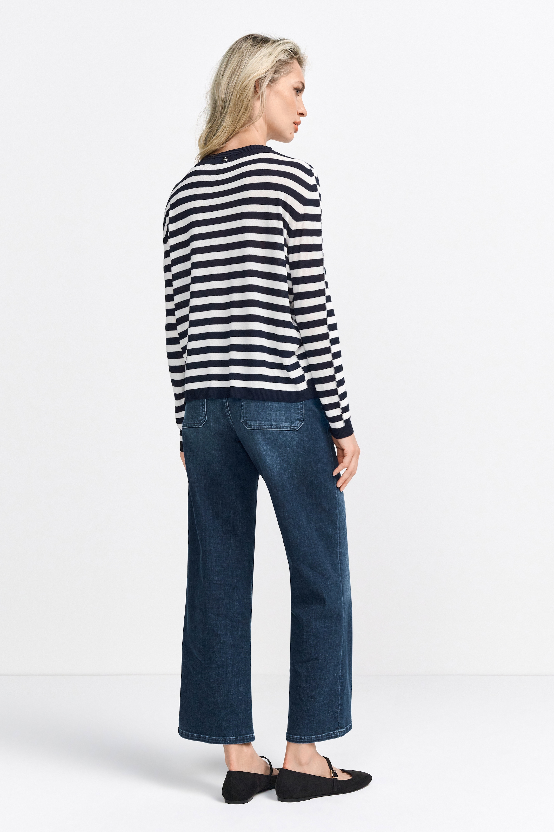 RICHROYAL Streifenpullover , Mit Markenlabel am Rücken