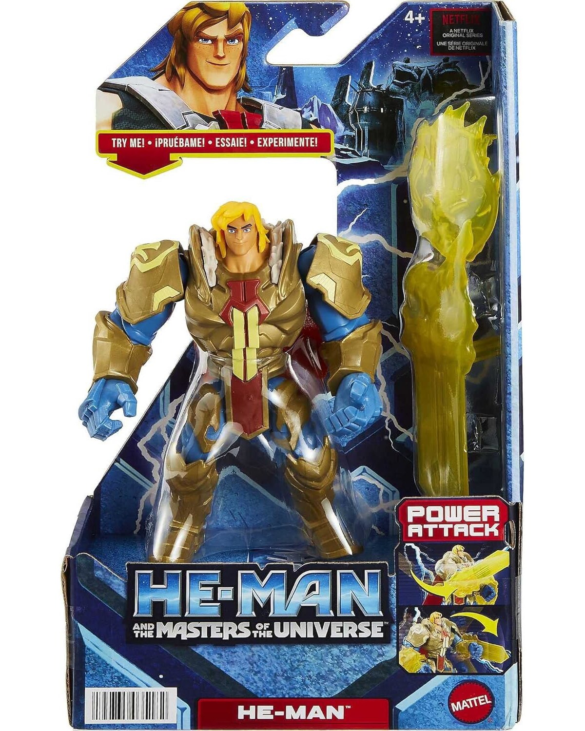 Mattel HDY37 - Masters of the Universe Actionfigur - He-Man (15cm) Figur Spielfigur