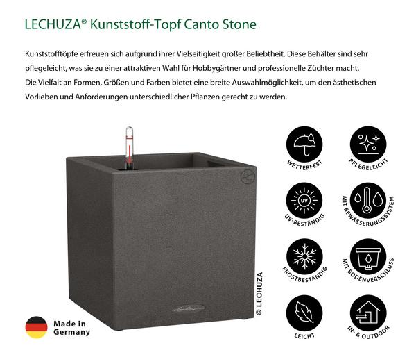 LECHUZA® Kunststoff-Topf Canto Stone,