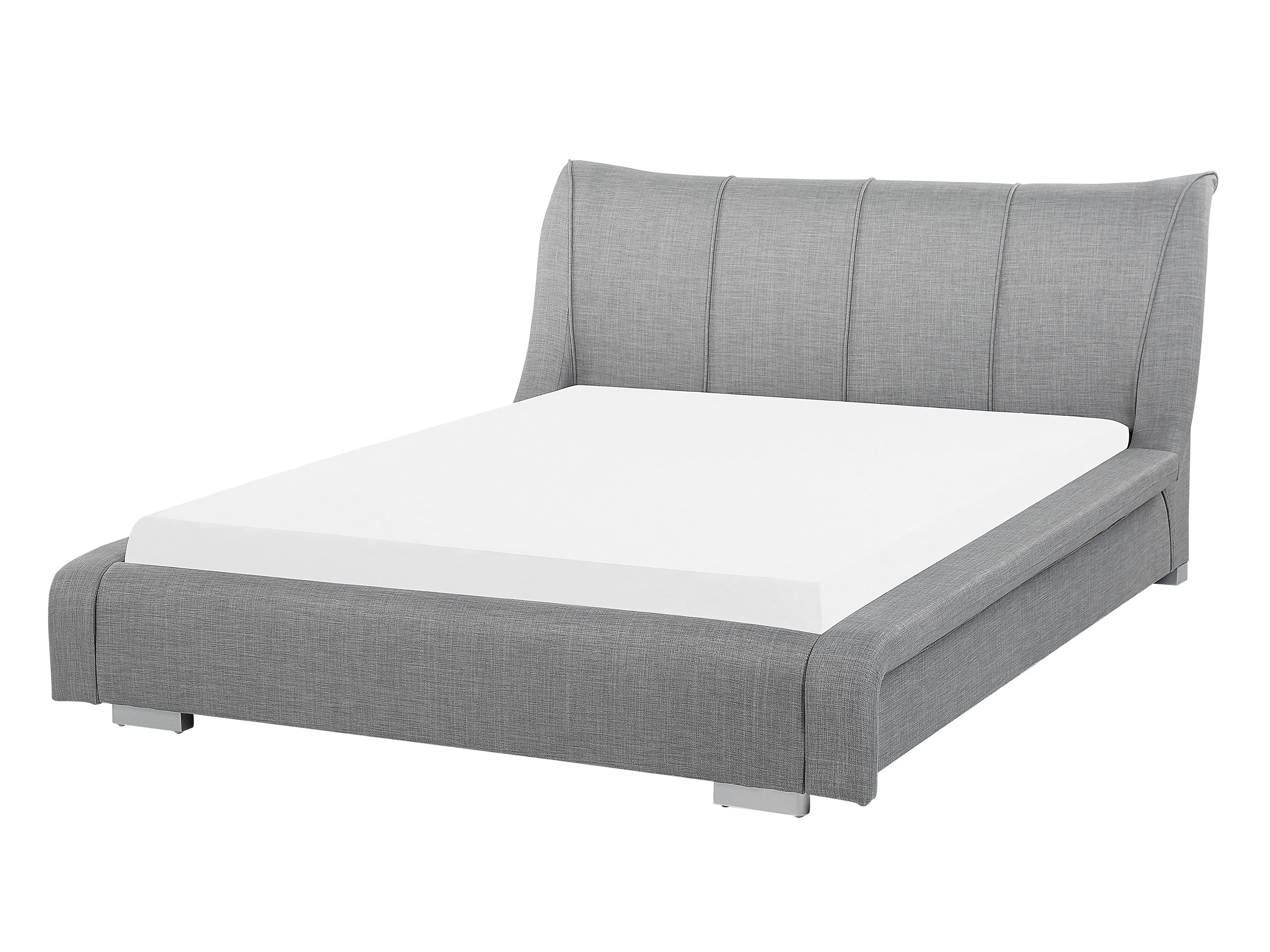 Waterbed Stof NANTES 140 x 200 cm Lichtgrijs