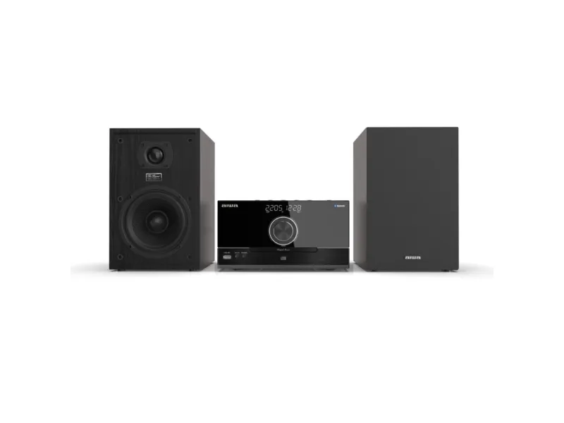 Aiwa MSBTU-600, Home audio micro system, Sort, Bakke, 50 W, RCA, FM