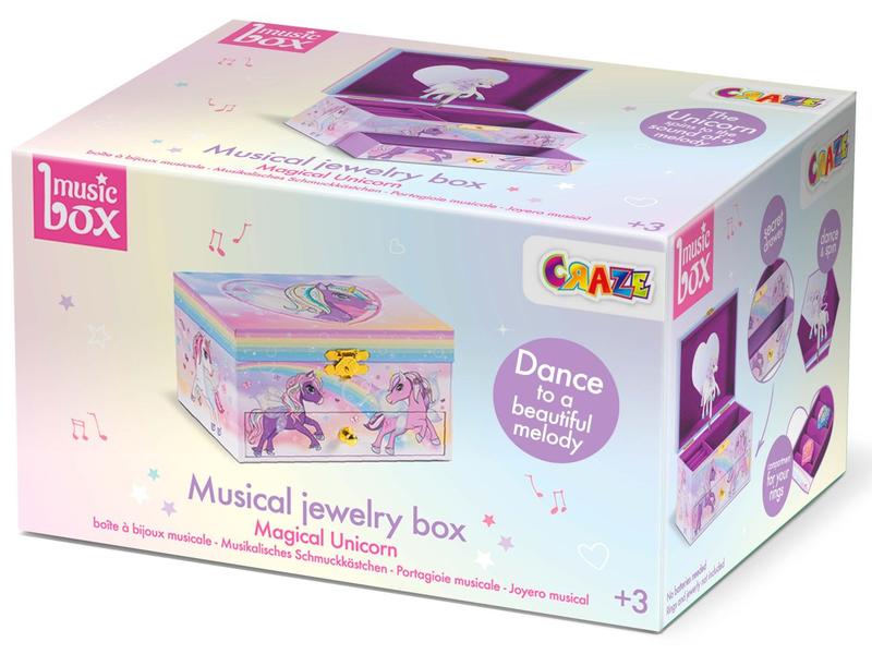 Craze Musikspieldose Einhorn Musikalisches Schmuckkästchen
