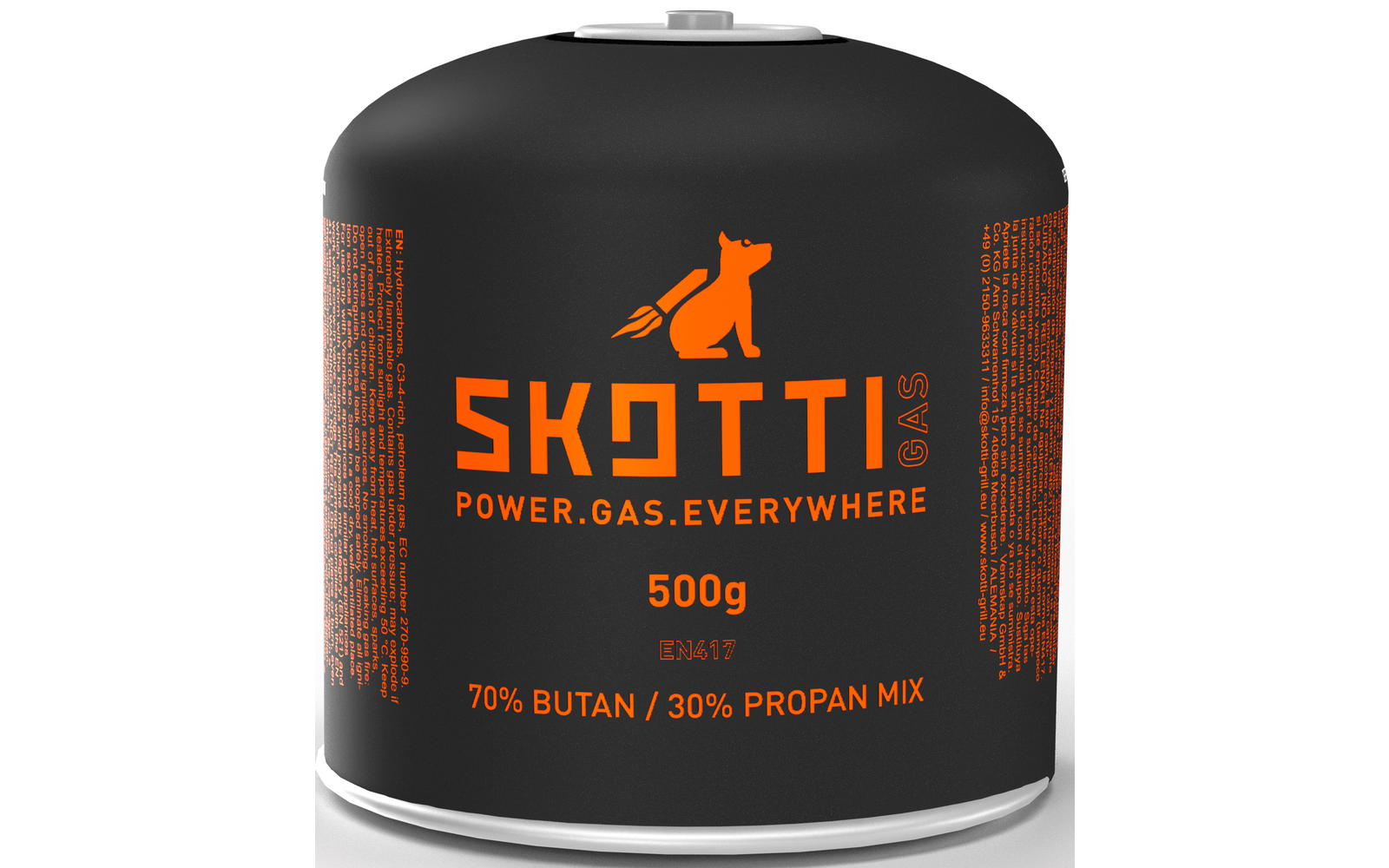 Skotti Schraubkartusche Gas Propan-Butan-Gemisch 500 g