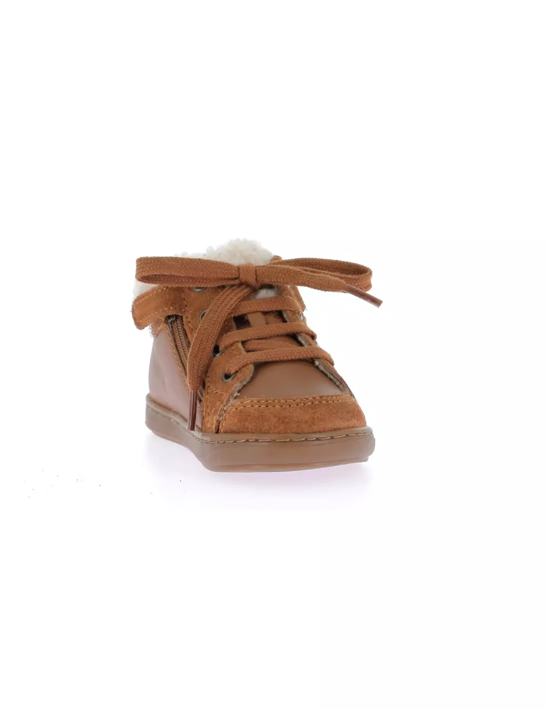 SHOO POM BOUBA ZIP WOOL NAPPA - Baskets FURCAMELOFFWHITE