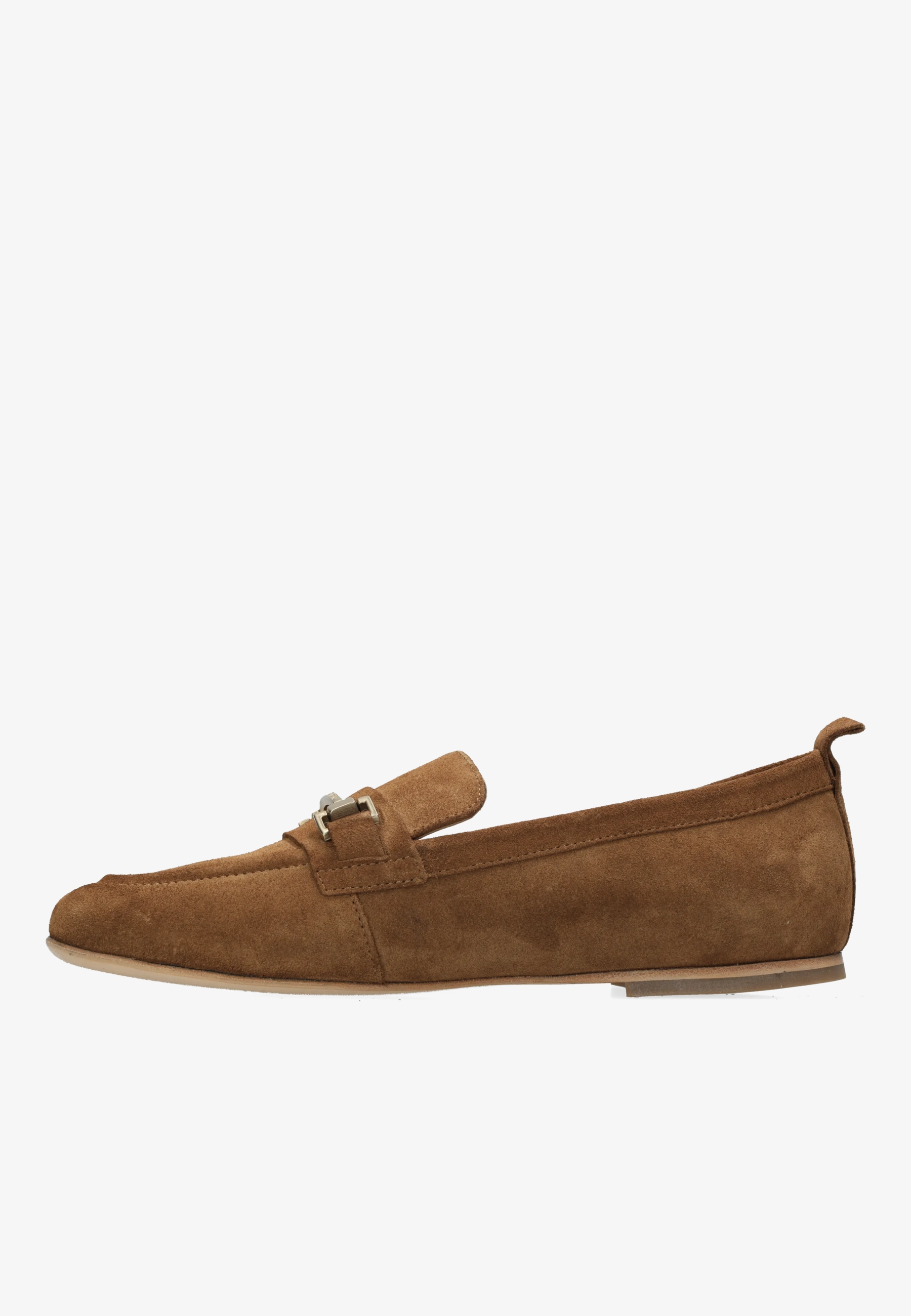 ELANA GOLDA LOAFER Suede Cognac