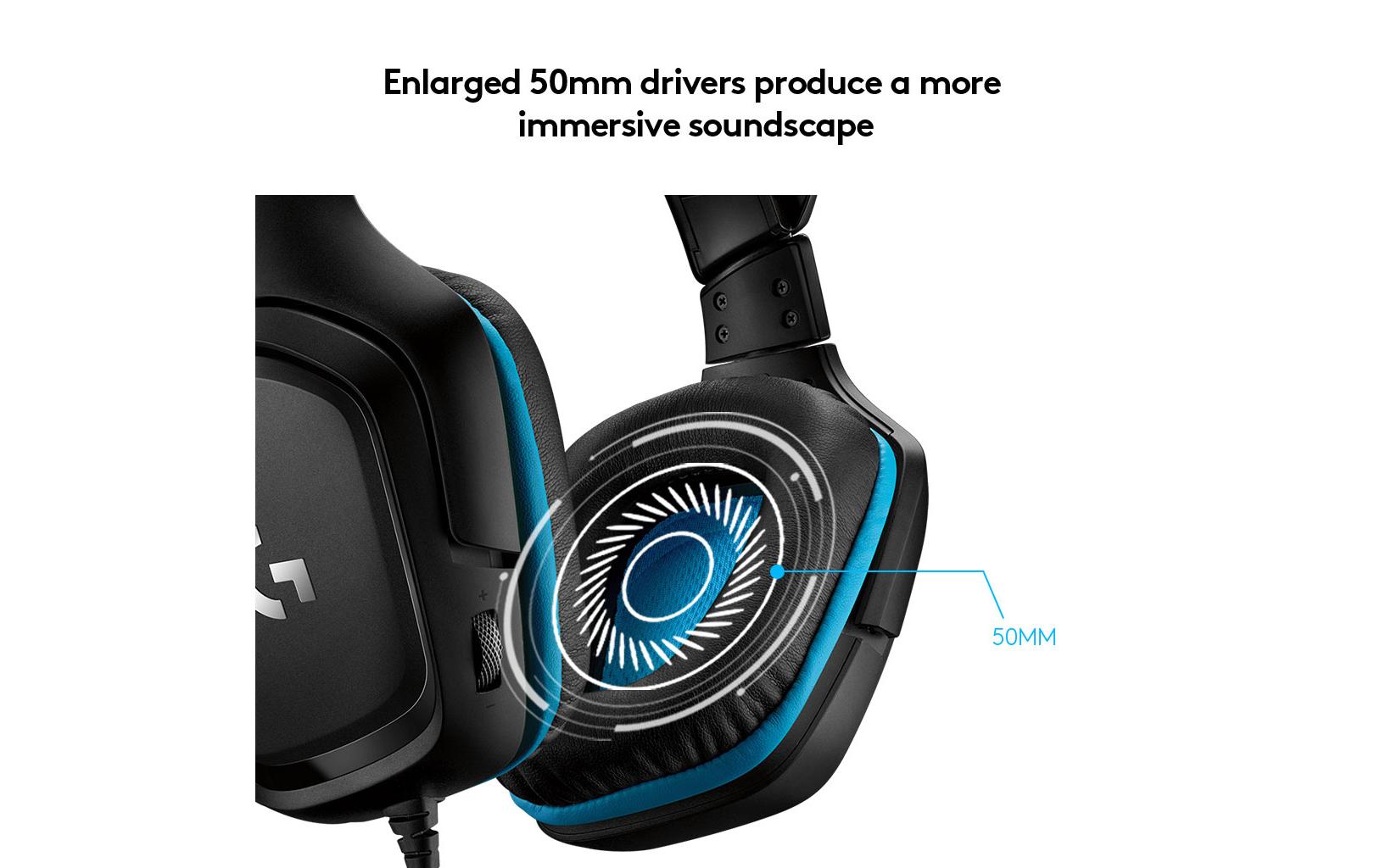 Headset G432 7.1 Surround SchwarzOver-Ear Gaming-Headset