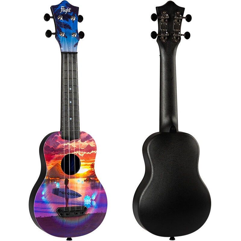 Flight Ultra Travel Series UTS-42 Vibe kunststof sopraan ukelele met hoes