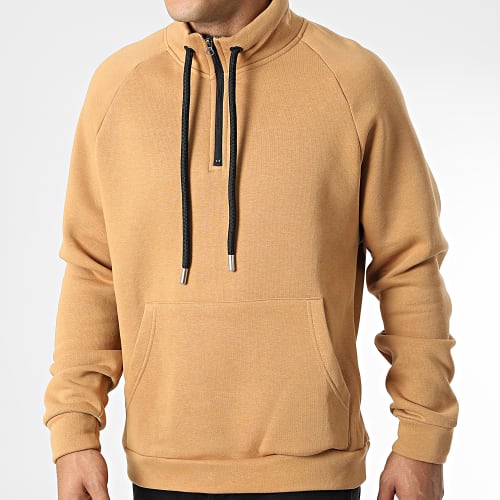 Sweat Col Zippé KL-2101 Camel