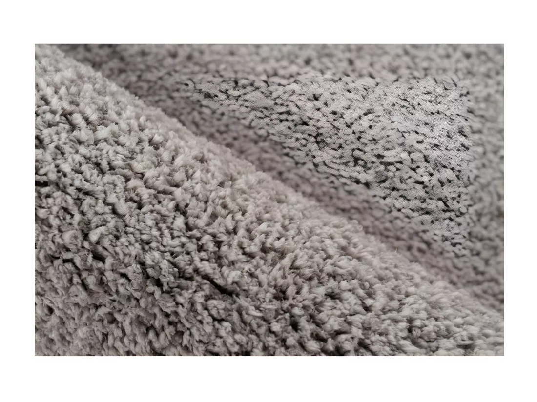 Tapis 290x200cm, design D005M coloris argent - Confort et élégance pour votre intérieur