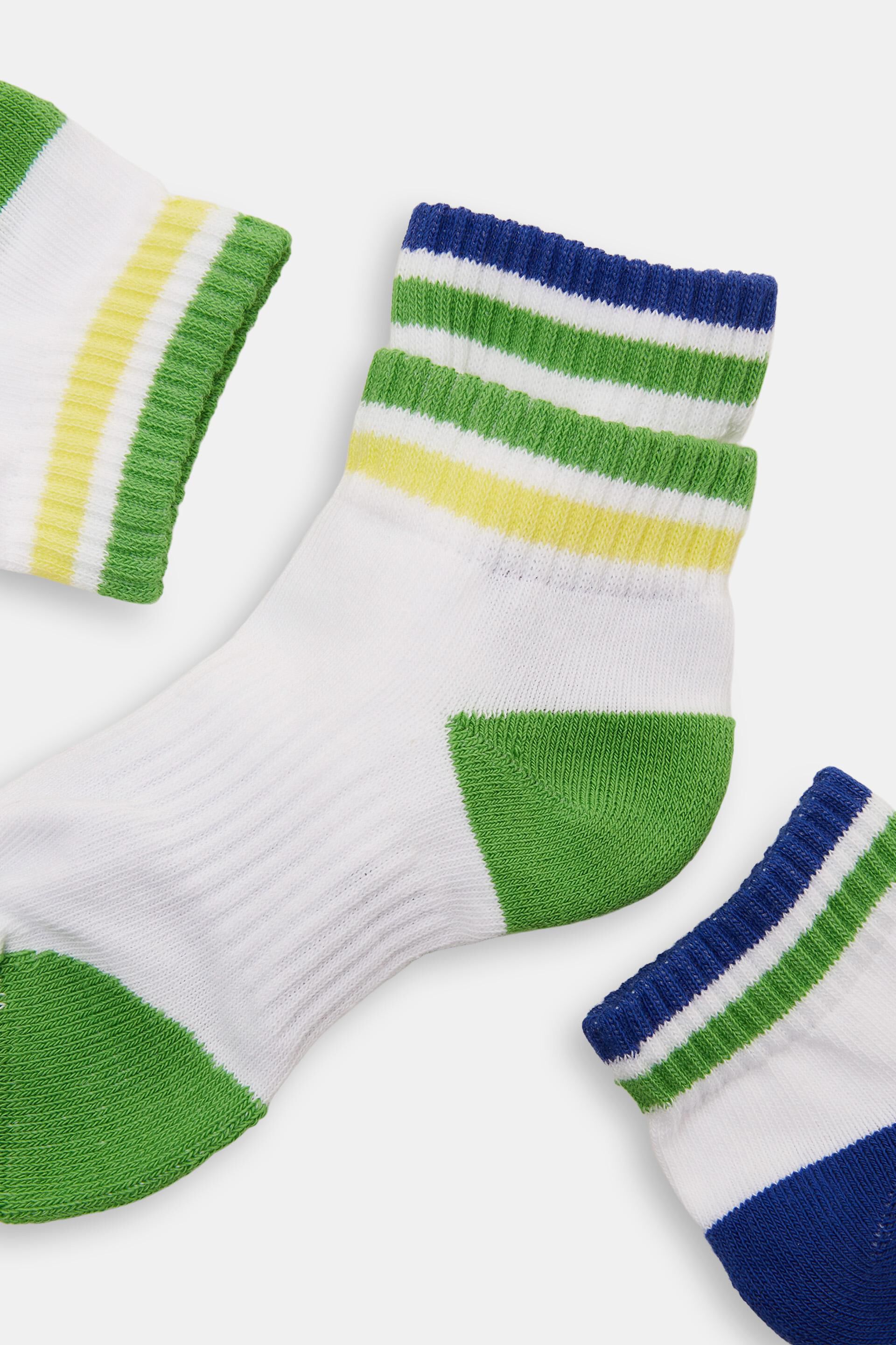 Lot de 2 chaussettes de sport aux touches colorées