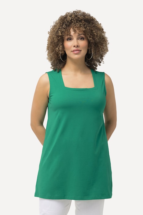 Longtop, Classic Fit, Carree-Ausschnitt, ärmellos