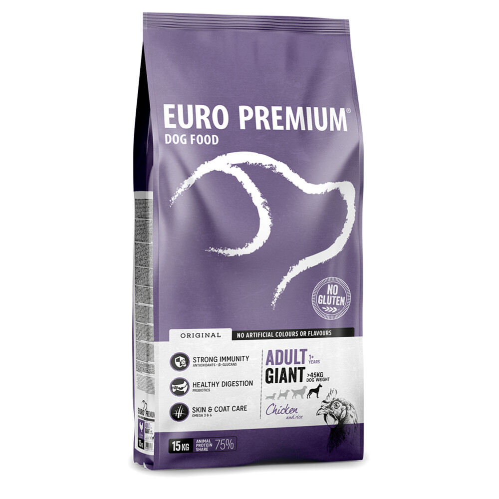 Euro-Premium Adult Giant Kip - Rijst15 kg