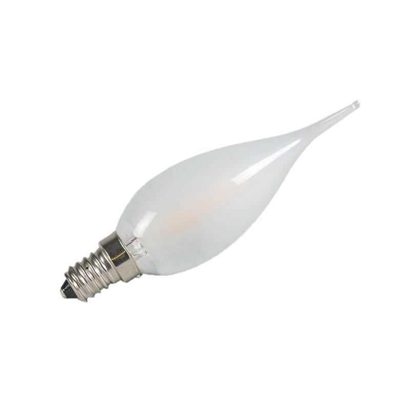 E14 LED matte kaarslamp BXS35 1W 100 lumen 2200K