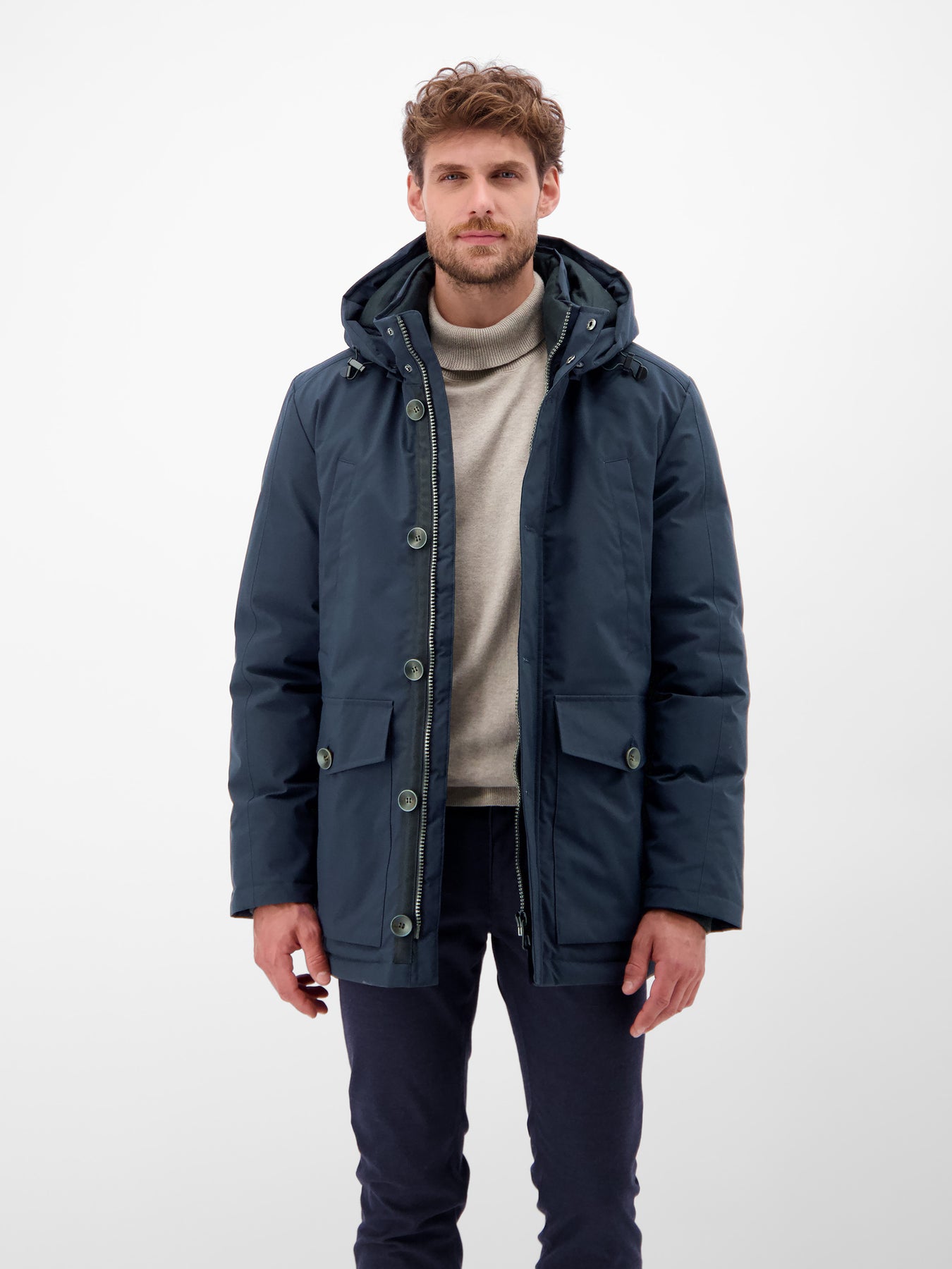 Herren Parka mit Kapuze