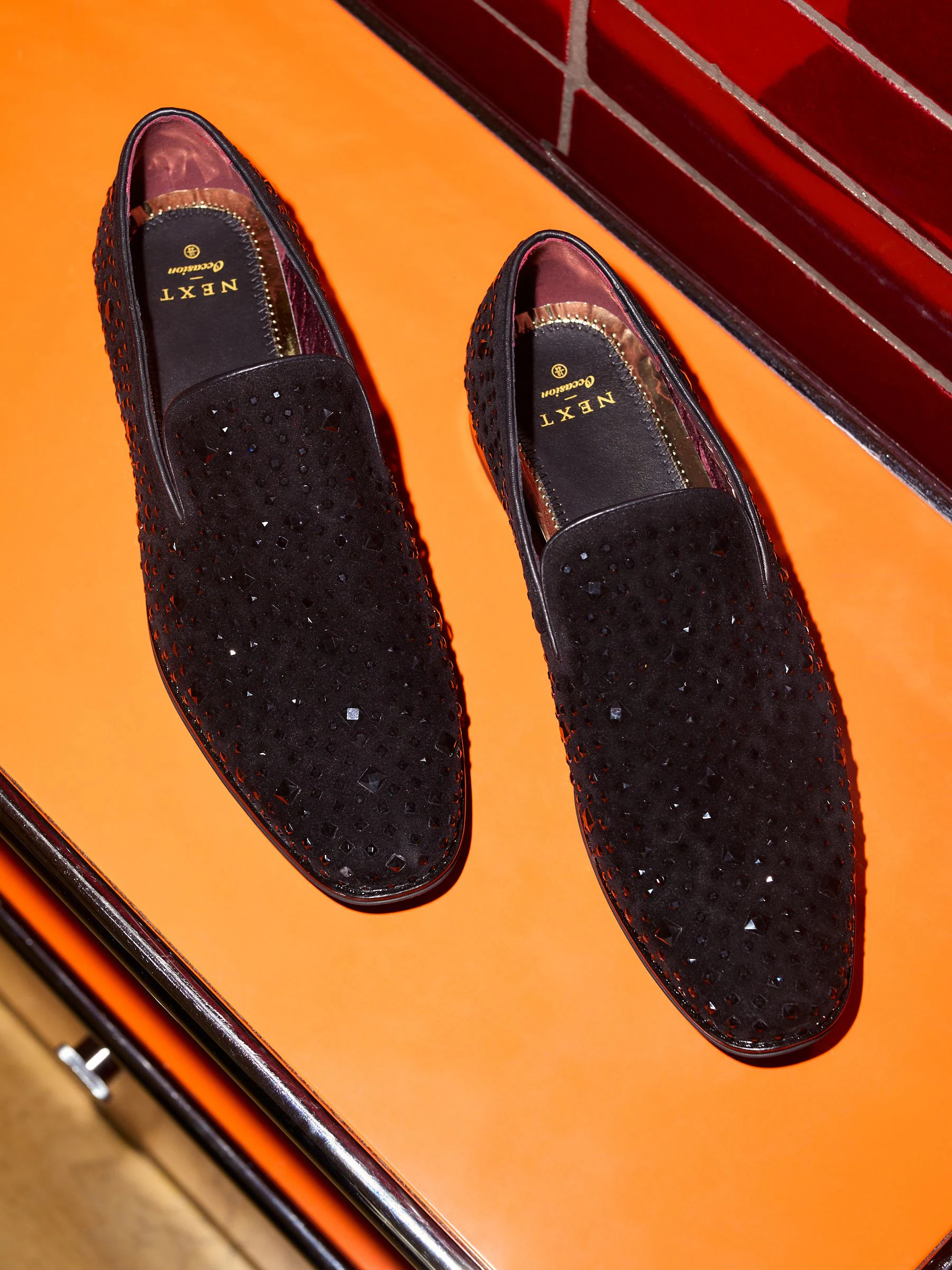 Zwart - Jewel Trim Loafers