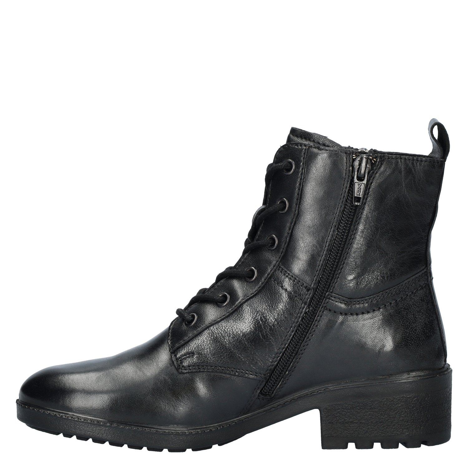 dames veterboot Nelson Zwart