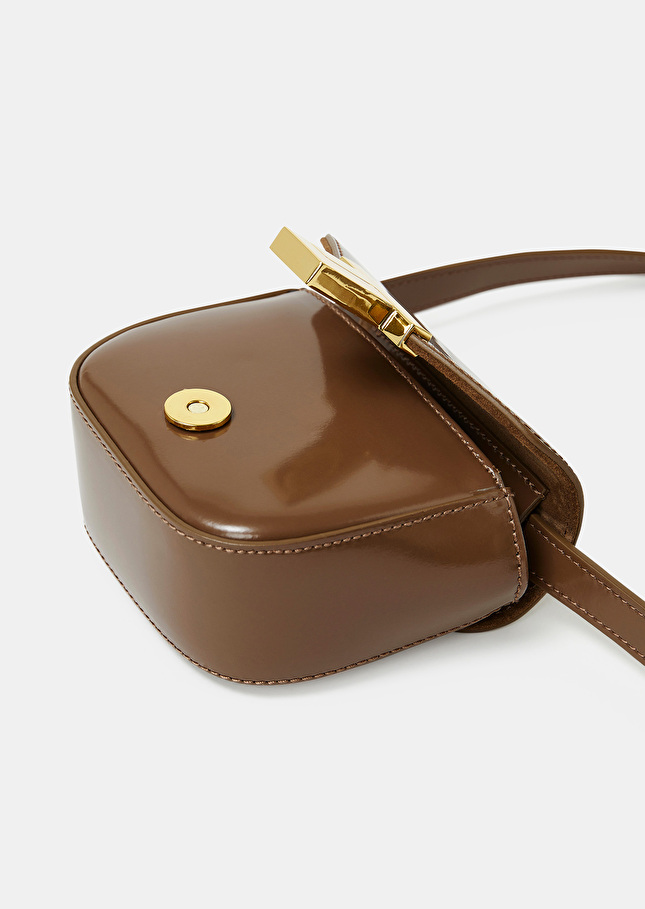 Sac 8 Bis minitaupe en cuir