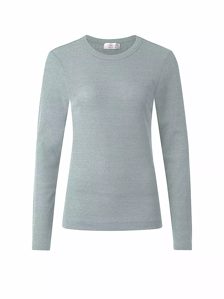 RICH & ROYAL Langarmshirt silber