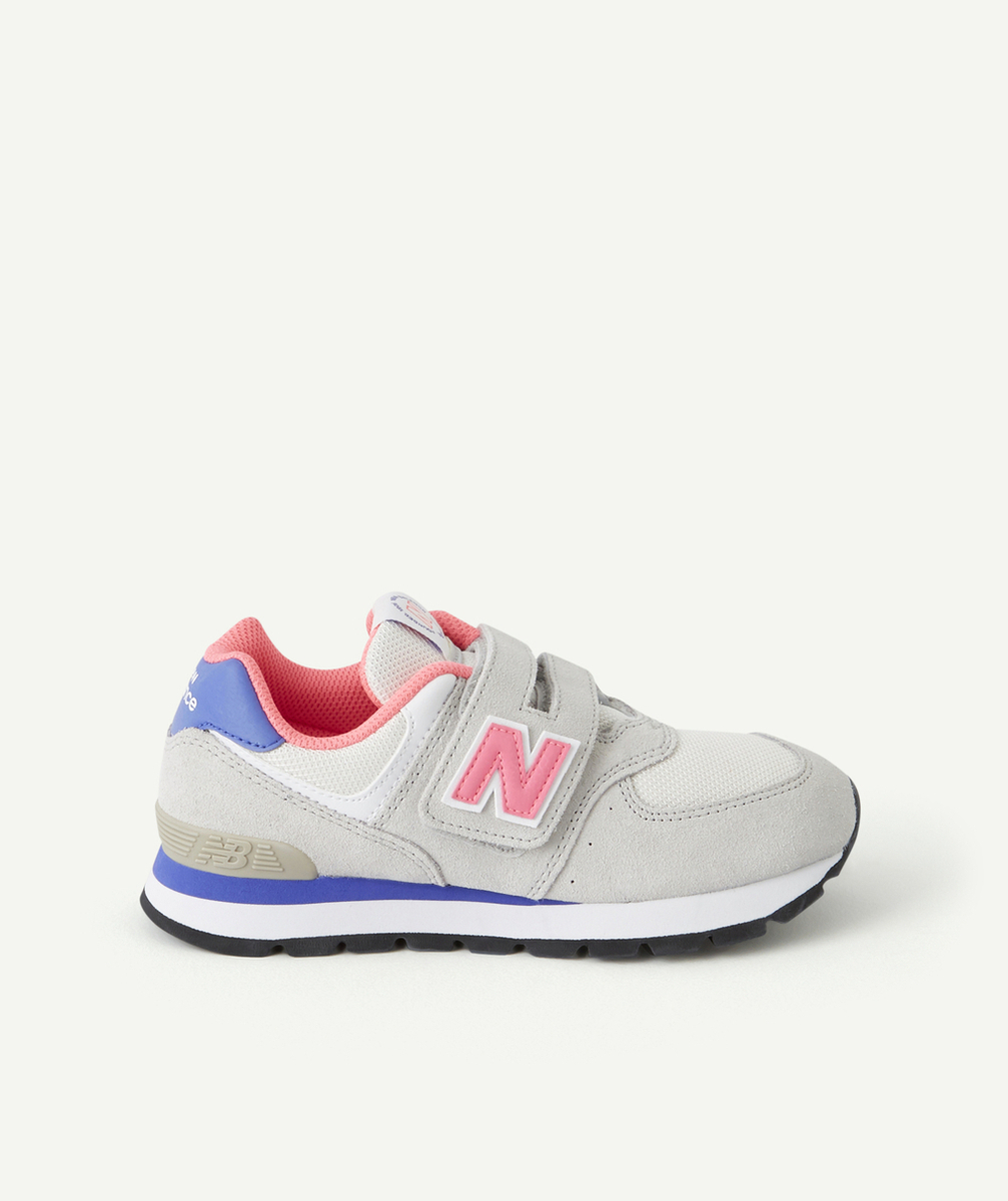 NEW BALANCEBASKETS 574 GRIS ROSE ET BLEU