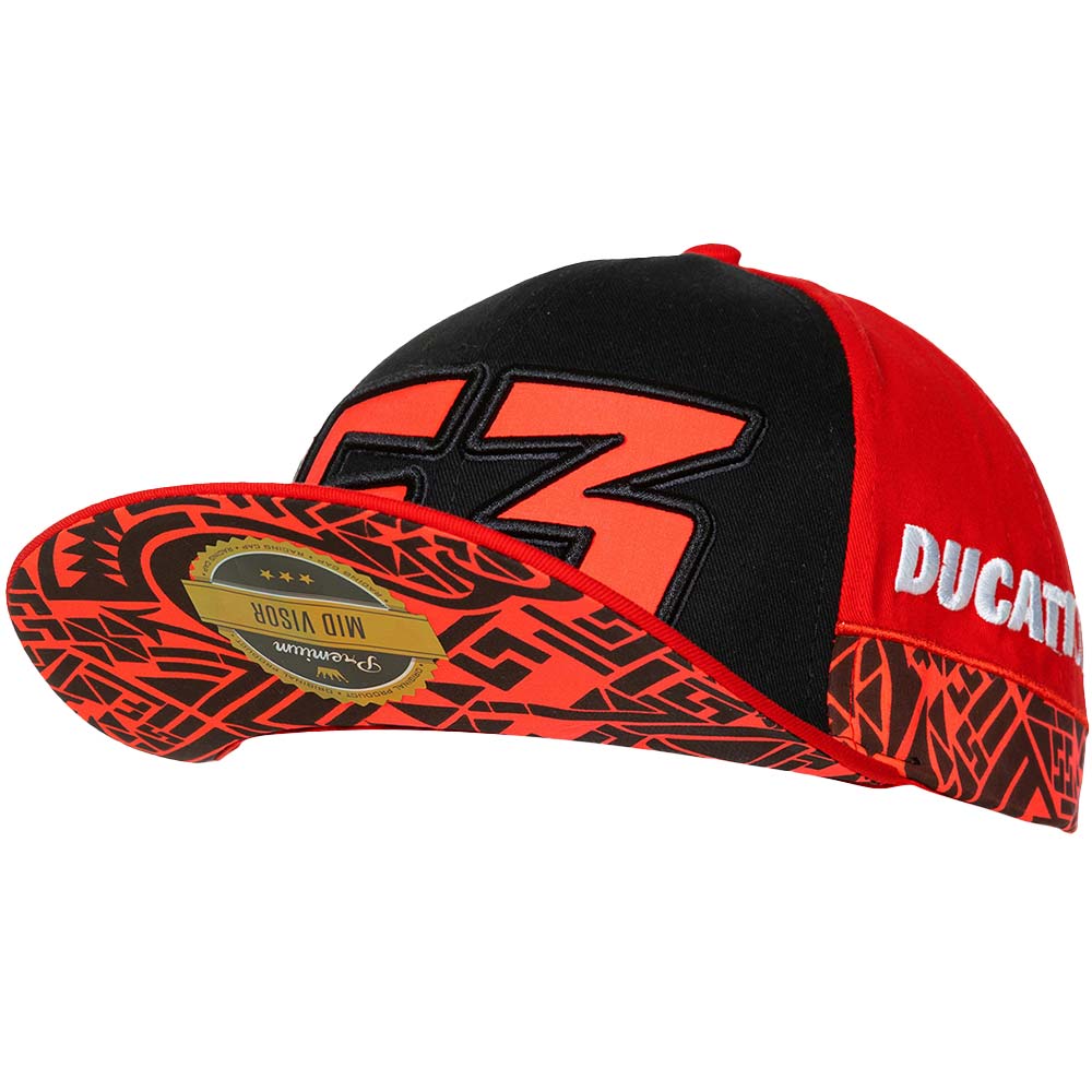 ducati - Casquette Bagnaia 63 Noir / Rouge
