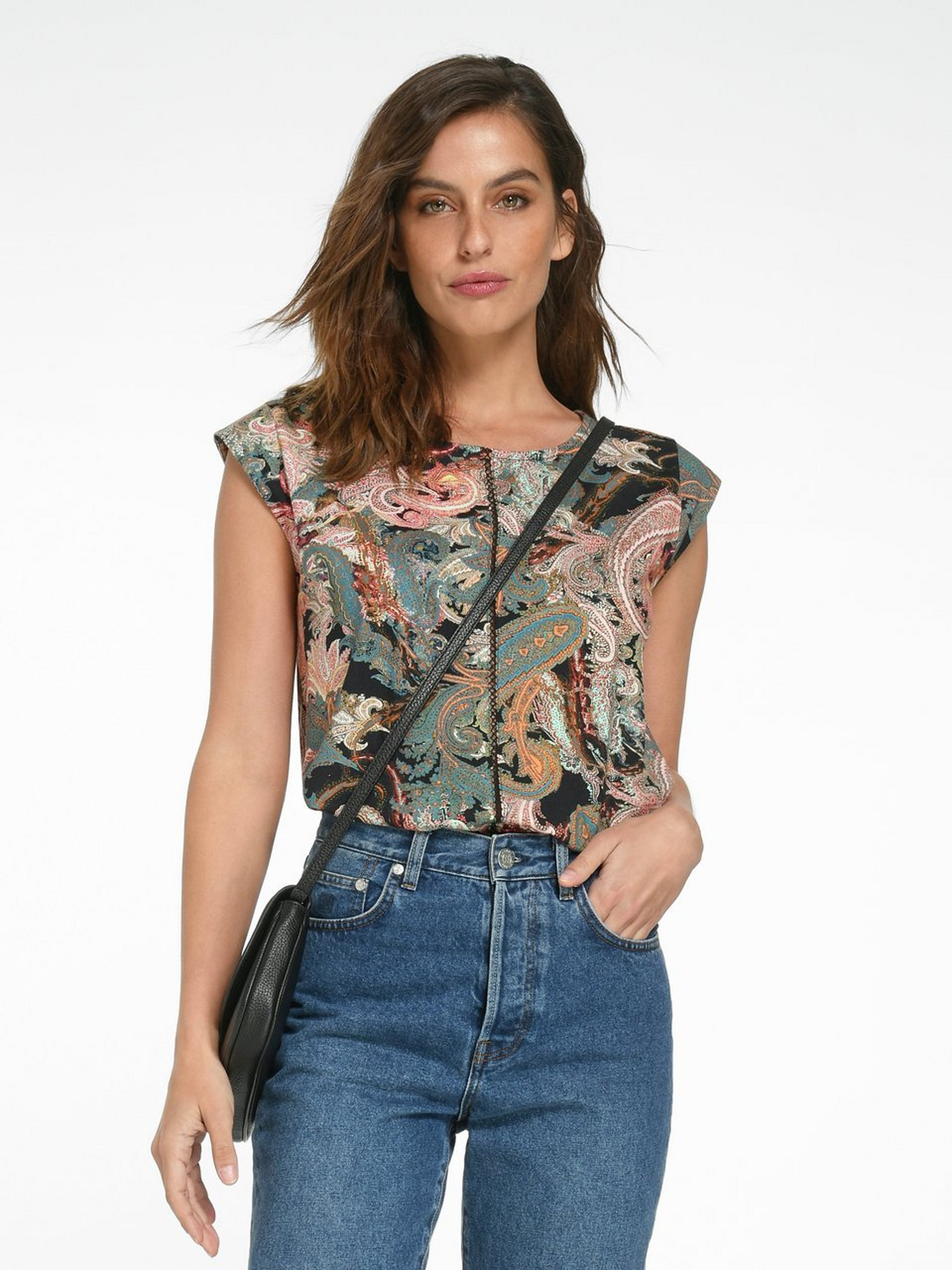 Rundhals-Shirt