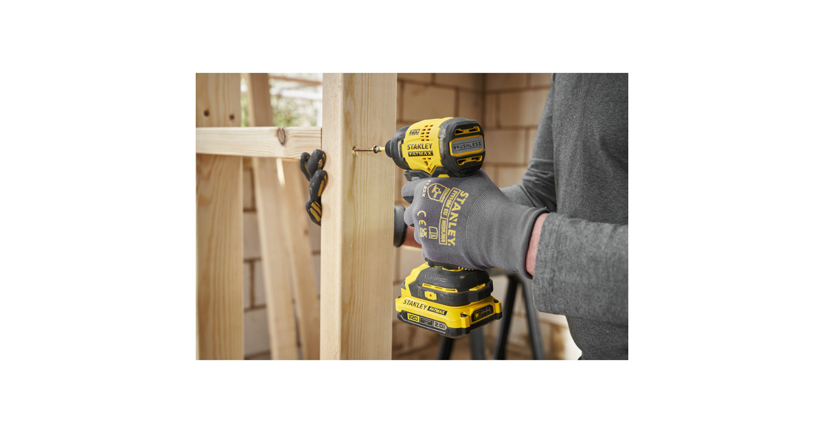 StanleyFATMAX V20 18V Slagschroevendraaier  (Zwart/geel, Accu en oplader niet inbegrepen)