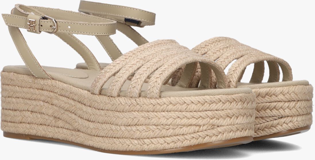 TOMMY HILFIGER beige tommy hilfiger sandalen essential basic flatform
